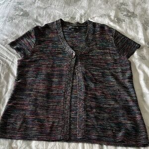 Jones New York Multicolor Knit Top